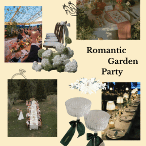 Romantic Garden Party Wedding Moodboard